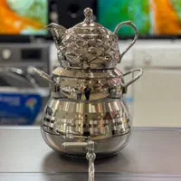 کتری قوری استیل کف چدن استیل طلایی چک اقساط ۳ماهه|قوری، کتری، قهوهساز دستی|مشهد, الهیه|دیوار