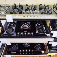 اجاق گاز صفحه شیشه ای میکس پلاس ایتالیایی زرکالا