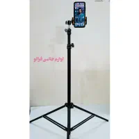 سه پایه بلند موبایل وزن سنگین (به همراه گیره گوشی)