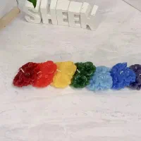 شمع های 7چاکراه|صنایع دستی و سایر لوازم تزئینی|تهران, چوب تراش|دیوار