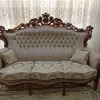 مبلمان کلاسیک ۹نفره همراه با جلو مبلی و عسلی|مبلمان خانگی و میز عسلی|اهواز, کوی ملی راه|دیوار