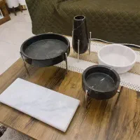 میز وسط دو تکه با ست پذیرایی جلو مبلی طرح چوب فلز|مبلمان خانگی و میز عسلی|تهران, کوهک|دیوار