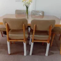 فروش فروی میزنهارخوری شیک وآک با پارچه ترک