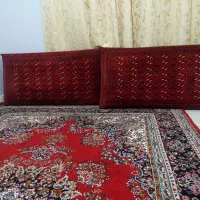 یک جفت پشتی دستبافت لاکی رنگ|پشتی|سبزوار, فقیه سبزواری|دیوار