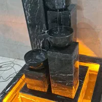 آبنما موزیکال سنگی پرده ای بارانی چراغ نورپردازی