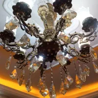 لوستر بسیار زیبا و سنگین ماله ۹ سال پیشه|لوستر و چراغ آویز|تبریز, |دیوار