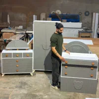 تخت نوزادی تدی خرسی (خوران چوب)سیسمونی