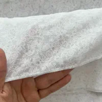 چادر سفید عروس/ چادر رنگی/ نو/ دوخته شده آماده