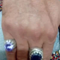 انگشتر  نقره.