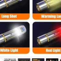 چراغ قوه حرفه ای چندکاره YESNICE|کوهنوردی و کمپینگ|ایوانکی, |دیوار