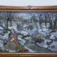 تابلو منظره ی سه بعدی زیبا