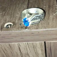 یاقوت برمه نقره مهردار رکاب جوندار قلمه زنی|جواهرات|کوهسار (البرز), |دیوار