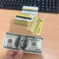 شعبده بازی تبدیل اسکناس صد دلاری به کارت عابر