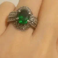 انگشتر نقره زمرد|بدلیجات|مشهد, یوسفیه (شهرک غرب)|دیوار