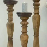 تولید جاشمعی چوبی کنار سالنی