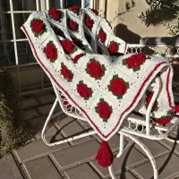 پتوی سرخ و سفید