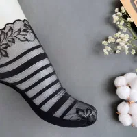 جوراب زنانه مجلسی توری درجه یک