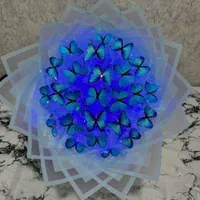 دسته گل و باکس گل روبانی