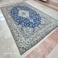 فرش‌دستباف ۹ متری گل‌ابریشم نایین رنگ فیلی|فرش|تهران, ونک|دیوار