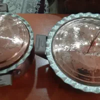 دو عدد قابلمه تمام مس|ظروف پخت‌وپز|اندیمشک, |دیوار