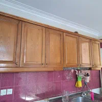 کابینت بدنه فلزی درب چوبی