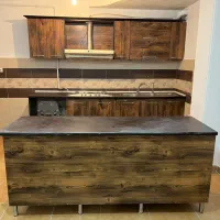 کابینت ام دی اف ۶متری به همراه هود و گاز و سینک|آب‌چکان و نظم‌دهنده ظروف|کوچصفهان, |دیوار