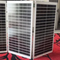 پنل خورشیدی ۳۰ وات منو کریستال ۳عدد در حد نو|لامپ و چراغ|پردیس, فاز ۲|دیوار