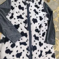 پالتو بارانی پلنگی  .چرم .خز دار همشون نو‌درحدنو|لباس|خوی, |دیوار