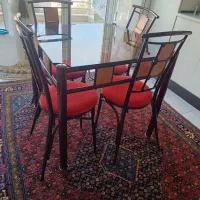 فروش میز غذا خوری و کنار سالنی جنس برنز