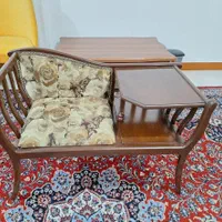 میز تلفن چوبی محکم سالم