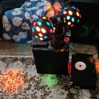 رقص نور ۲قلو  گیربکس دار|لامپ و چراغ|قائم‌شهر, |دیوار