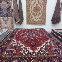 فرش دستباف (بساک) جفت ۶ م اصل هریس نو|فرش|مشکین‌دشت, |دیوار
