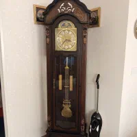 ساعت ایستاده تمام چوب