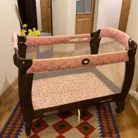 تخت نوزاد گراکو  تخت و پارک چندکاره، کارکرده تمیز|تخت و صندلی بچه|شیراز, ملاصدرا|دیوار