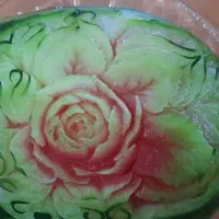 میوه ارایی وحکاکی هندوانه وکدو|خدمات پذیرایی، مراسم|اصفهان, برزان|دیوار