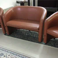 مبل نیم ست چرم