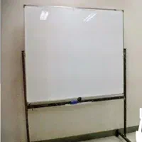 تخته وایت برد ۷۰*۹۰با پایه چرخدار ضمانتدار|لوازم التحریر|تهران, علم و صنعت|دیوار