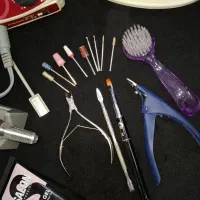 وسایل کاشت ناخن تمیز درحد نو|آرایشی، بهداشتی، درمانی|قوچان, |دیوار