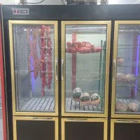 یخچال قصابی ومرغ گرم