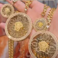طلا دستبند انگشتر گردنی جواهرات