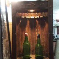 بار رومیزی چوب روس هالوژن دار در حد نو