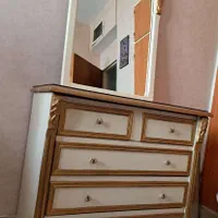 سرویس خواب کامل به همراه تشک 180*200 سانتی رویال|تخت و سرویس خواب|اسلام‌شهر, شهرک واوان|دیوار