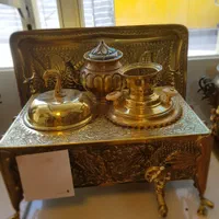 منقل سماور دار برنجی *