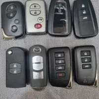 کلید ریموت تویوتا لوین کرولا لکسوس nx مزدا ۳ نیو