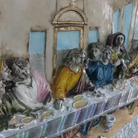 تابلوی شام آخر اثر (لئوناردو داوینچی )|تابلو، نقاشی، عکس|فولادشهر, B4|دیوار