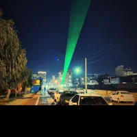 رقص نور لیزر خطی تبلیغاتی لیزرخطی لیزر کیلومتری