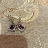 گوشواره نقره نگین دار|بدلیجات|تهران, چهارصد دستگاه|دیوار