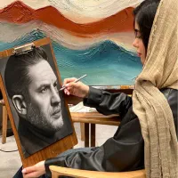 هنرمند سفارش چهره و تابلوهای رنگ روغن و تابلو ماه