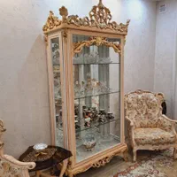 مبل ۷ نفره به همراه بوفه چوب راش جنس پارچه خارجی|مبلمان خانگی و میز عسلی|اسلام‌شهر, ترشنبه|دیوار