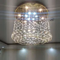 لوستر آویز کریستالی